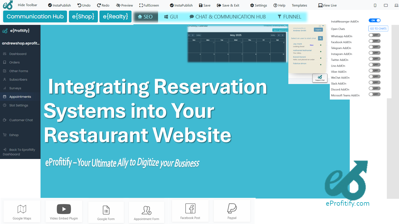 Integrating Reservation Systems into Your Restaurant Website